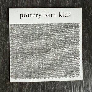 Pottery Barn Brushed Chenille Swatch, Fog
